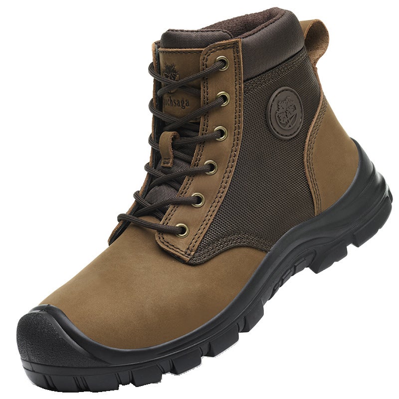 High-Top Tooling Safety Shoes European Standard Anti-Smashing And Anti-Thorn Waterproof Wear-Resistant Lightweight Safety Shoes - Image 2